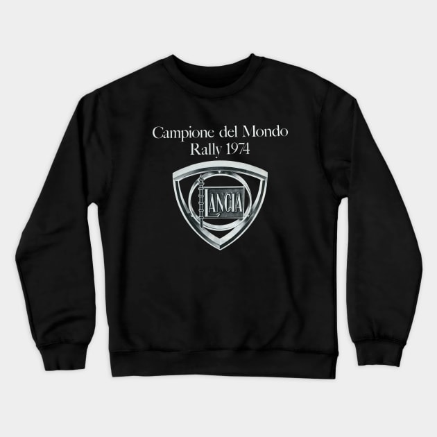 rally car champion Crewneck Sweatshirt by retroracing